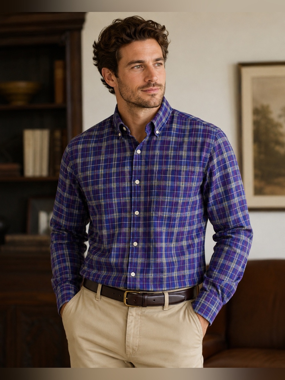 Peter Millar Men’s XL Plaid Button Down Shirt 
absolute killer colorway.